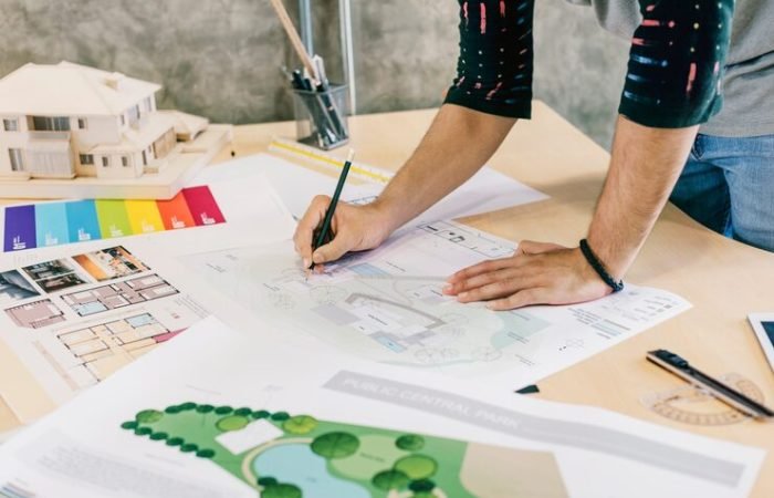 design-studio-architect-creative-occupation-blueprint-concept_53876-85976